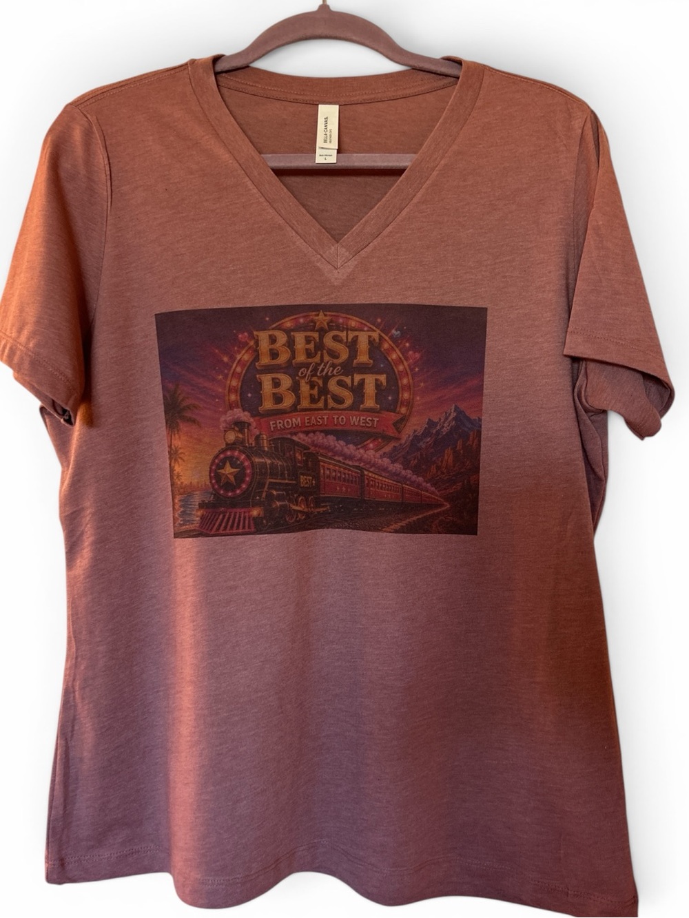 Bella Canvas V-Neck Graphic Tee